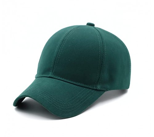 Dark Green Cotton Cap